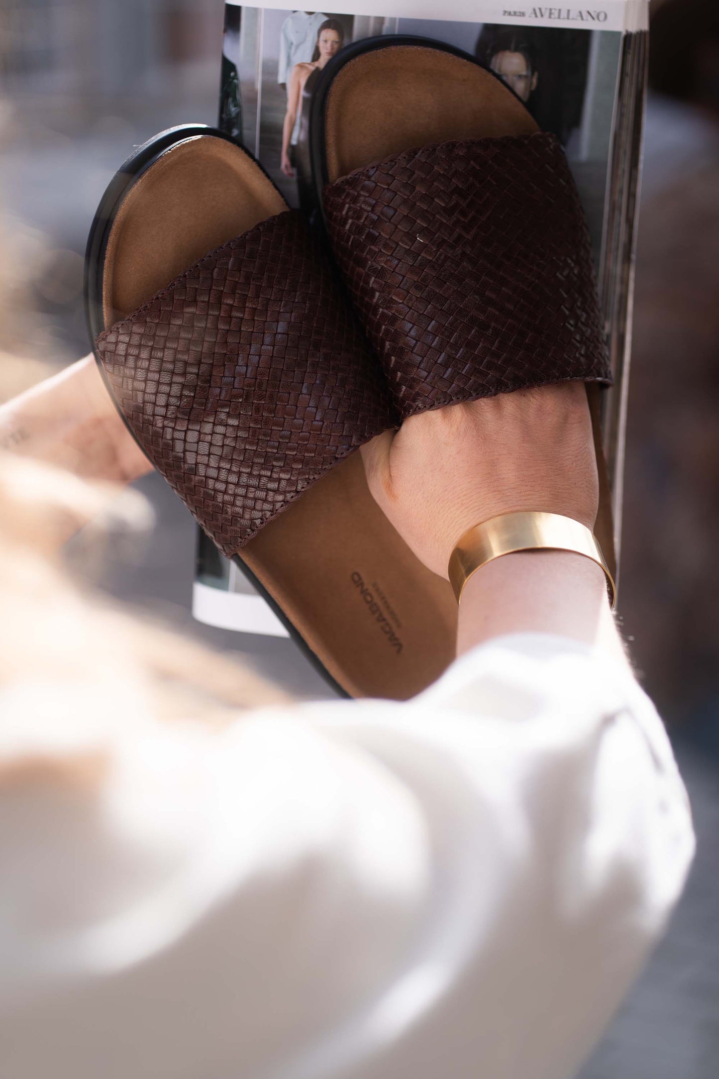 SANDAL EFF - BROWN