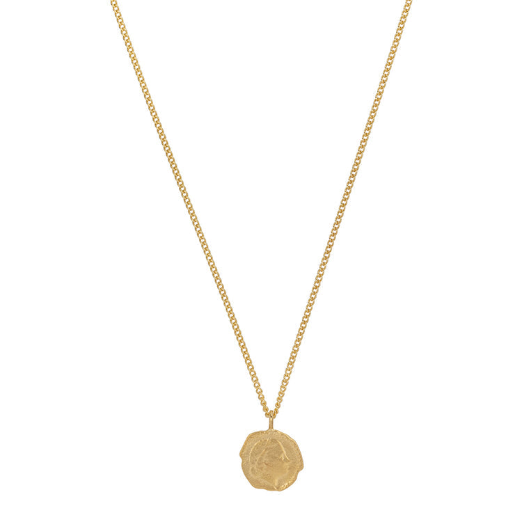 Ten cent necklace - gold plated