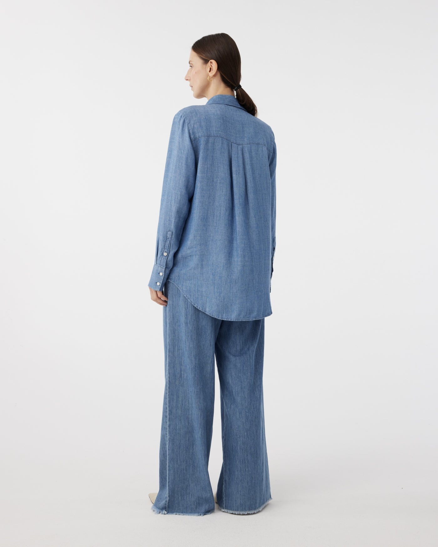 BLOUSE YVE - DENIM BLUE