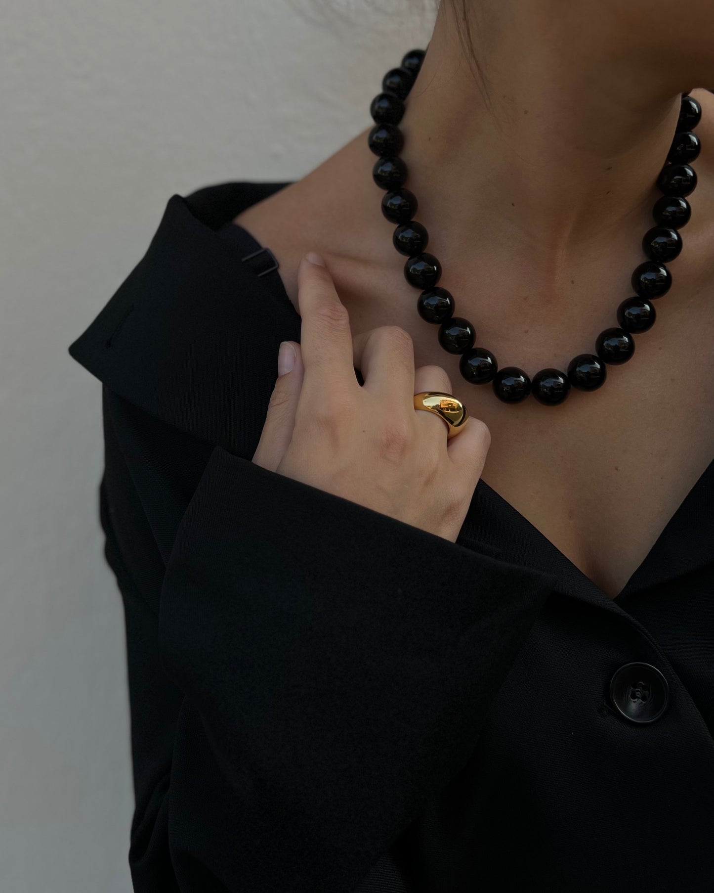 NECKLACE BOULE - GOLD PLATED 18K