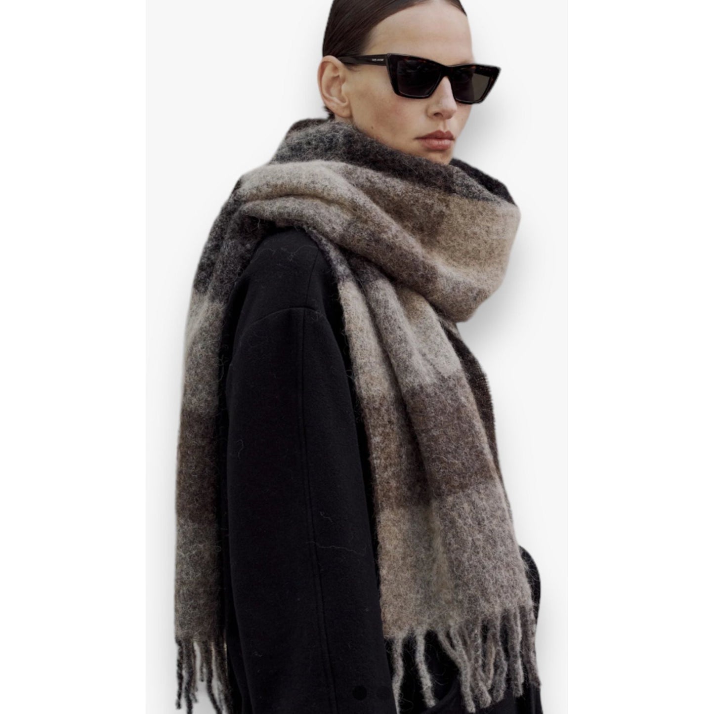 SCARF ILORA - BROWN