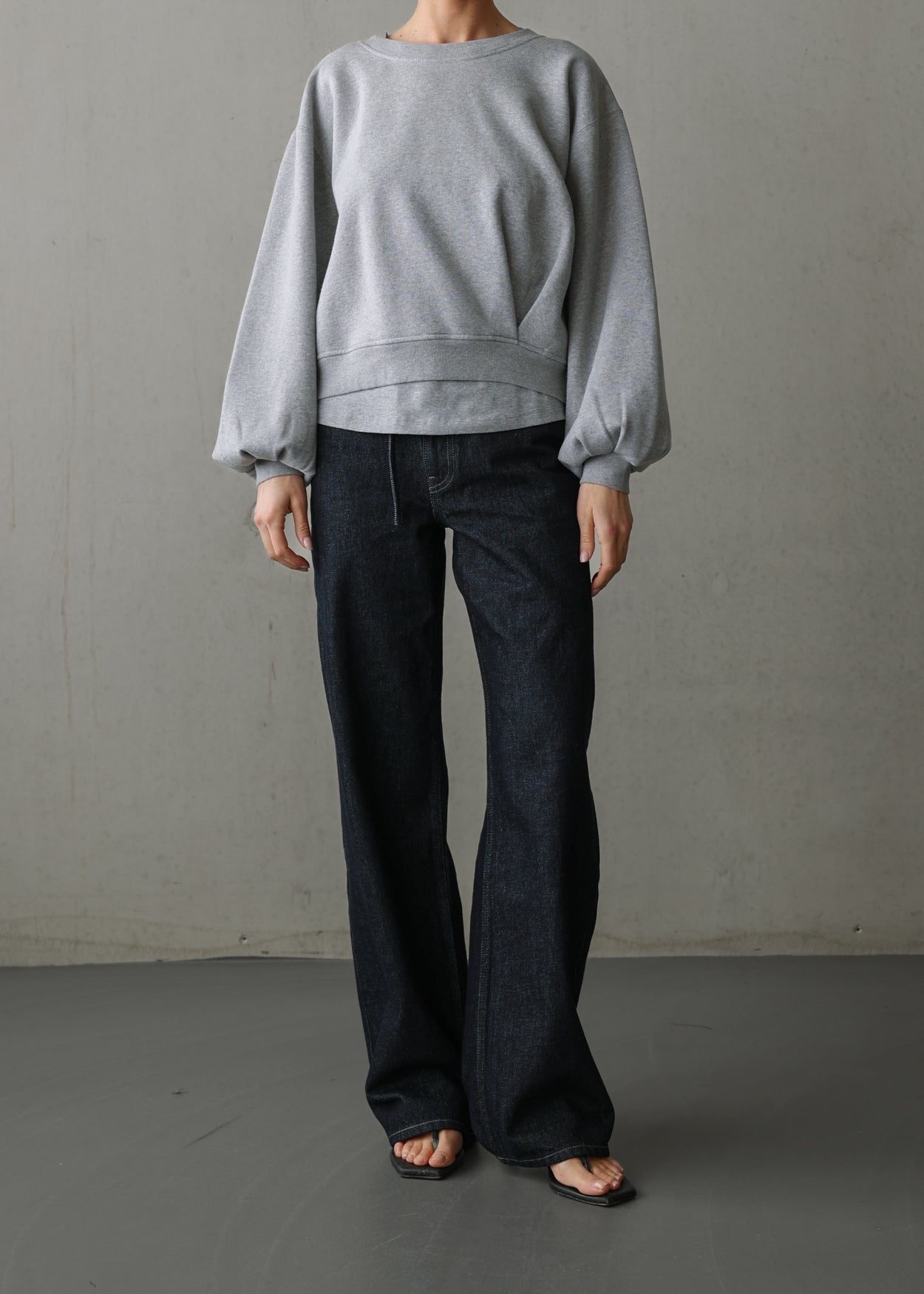 SWEAT SAYEH - GREY MELANGE