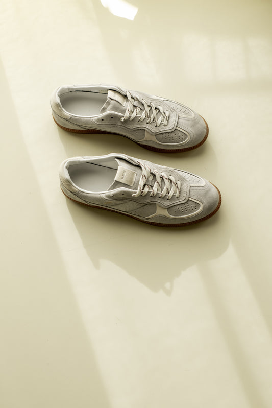 SNEAKER  - leather grey