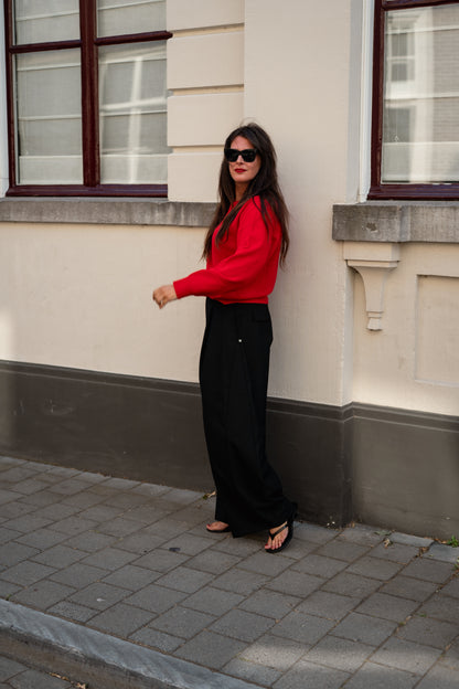 KNIT FLEX - POPPY RED