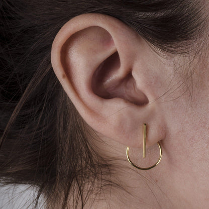 EARRINGS  PLUTO - GOLD PLATED