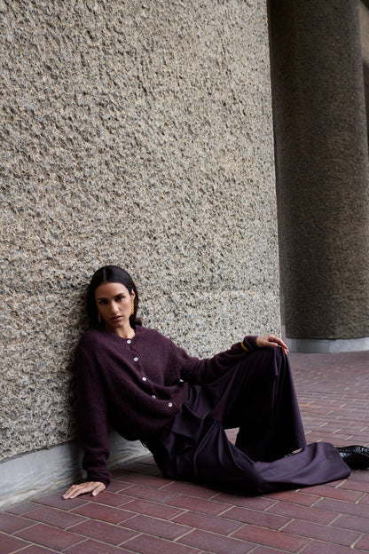CARDIGAN CLEO - WINE