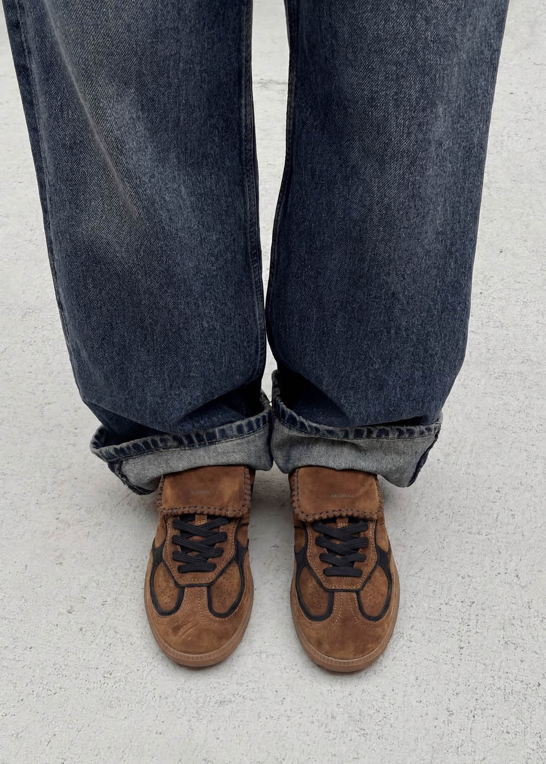 SNEAKER SUEDE - CAMEL