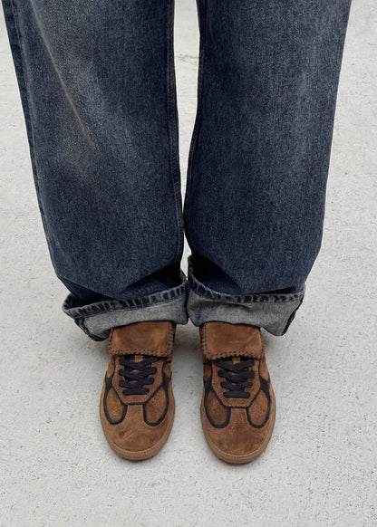 SNEAKER SUEDE - CAMEL