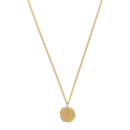 Ten cent necklace - gold plated
