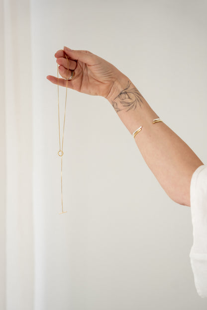 NECKLACE - HOPE gold plated