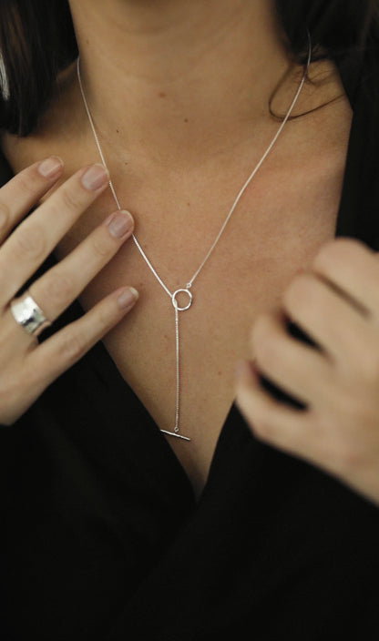 NECKLACE - HOPE silver