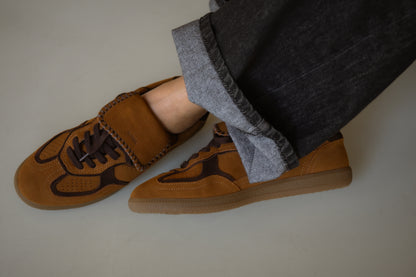 SNEAKER SUEDE - CAMEL