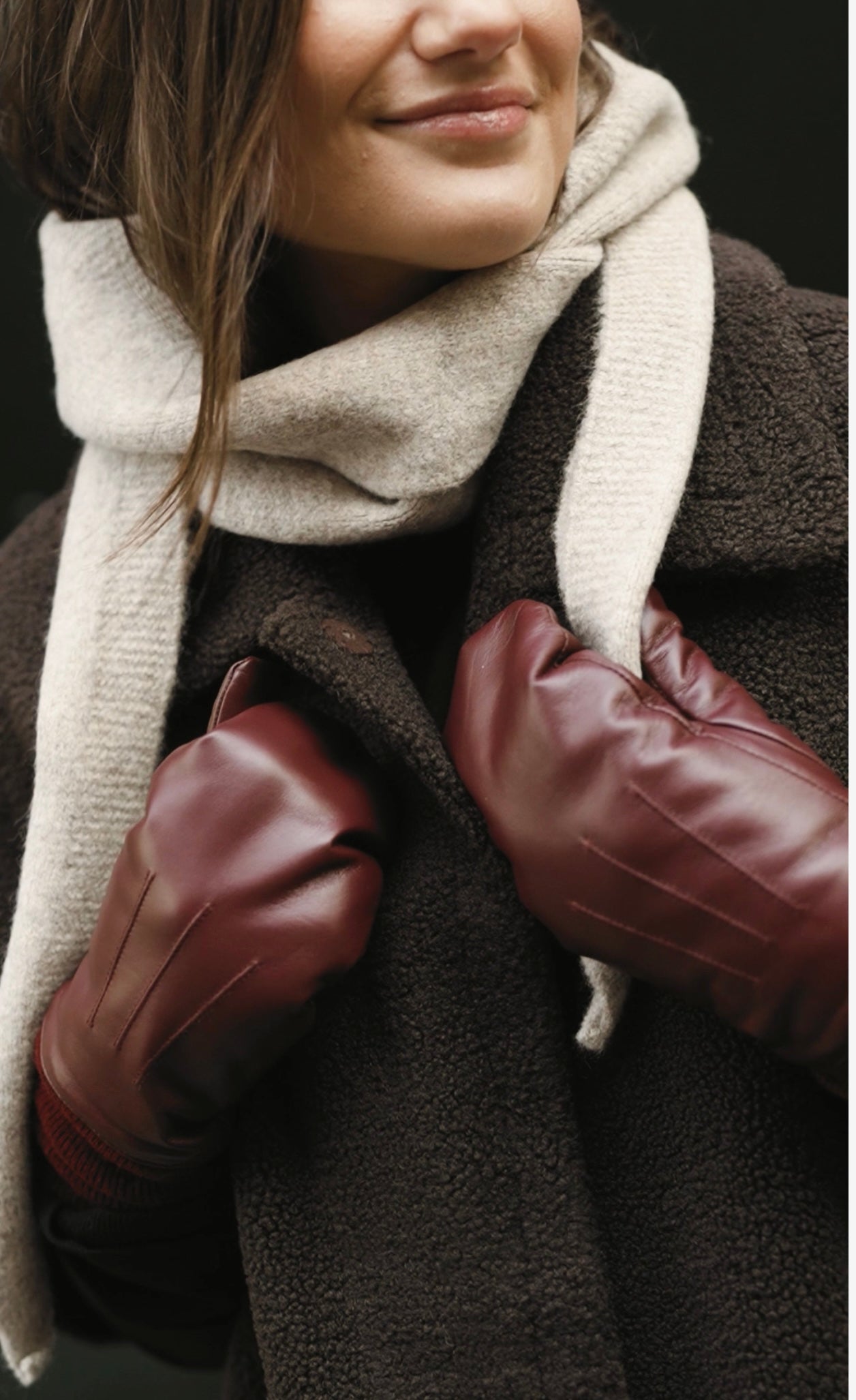 GLOVES SANDRO - LEATHER