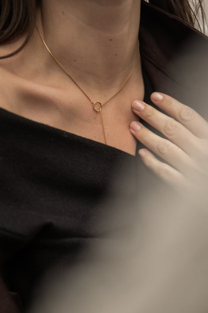 NECKLACE - HOPE gold plated