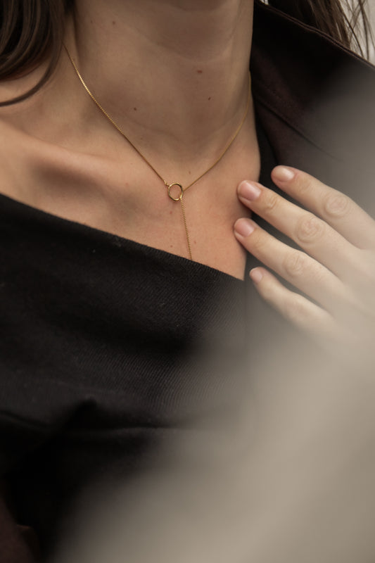 NECKLACE - HOPE gold plated