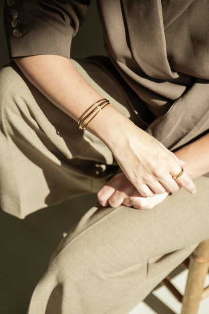 BRACELET TRIUNE - GOLD PLATED