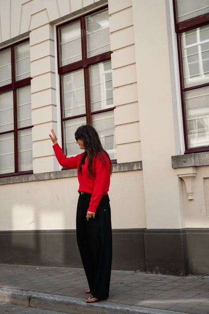 KNIT FLEX - POPPY RED