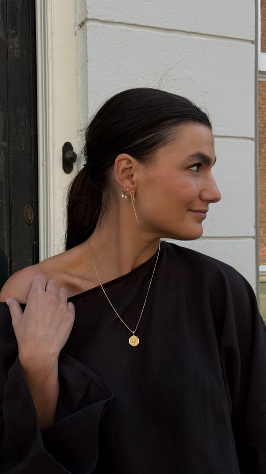 NECKLACE FLORA - GOLD PLATED 18K