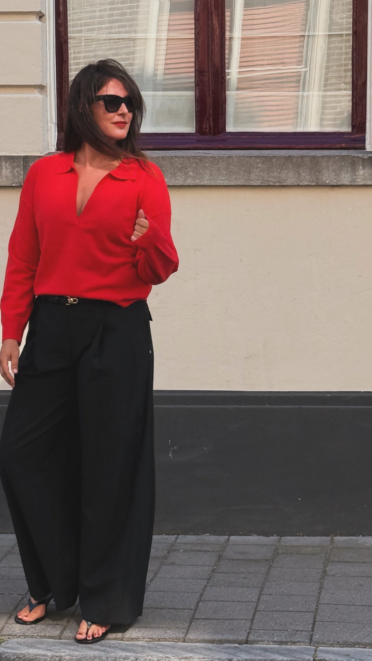 KNIT FLEX - POPPY RED