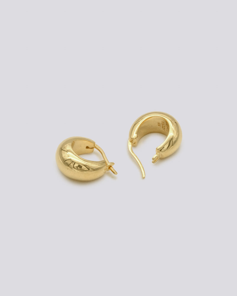 EARRING BOUCLES  - GOLDPLATED 18 K