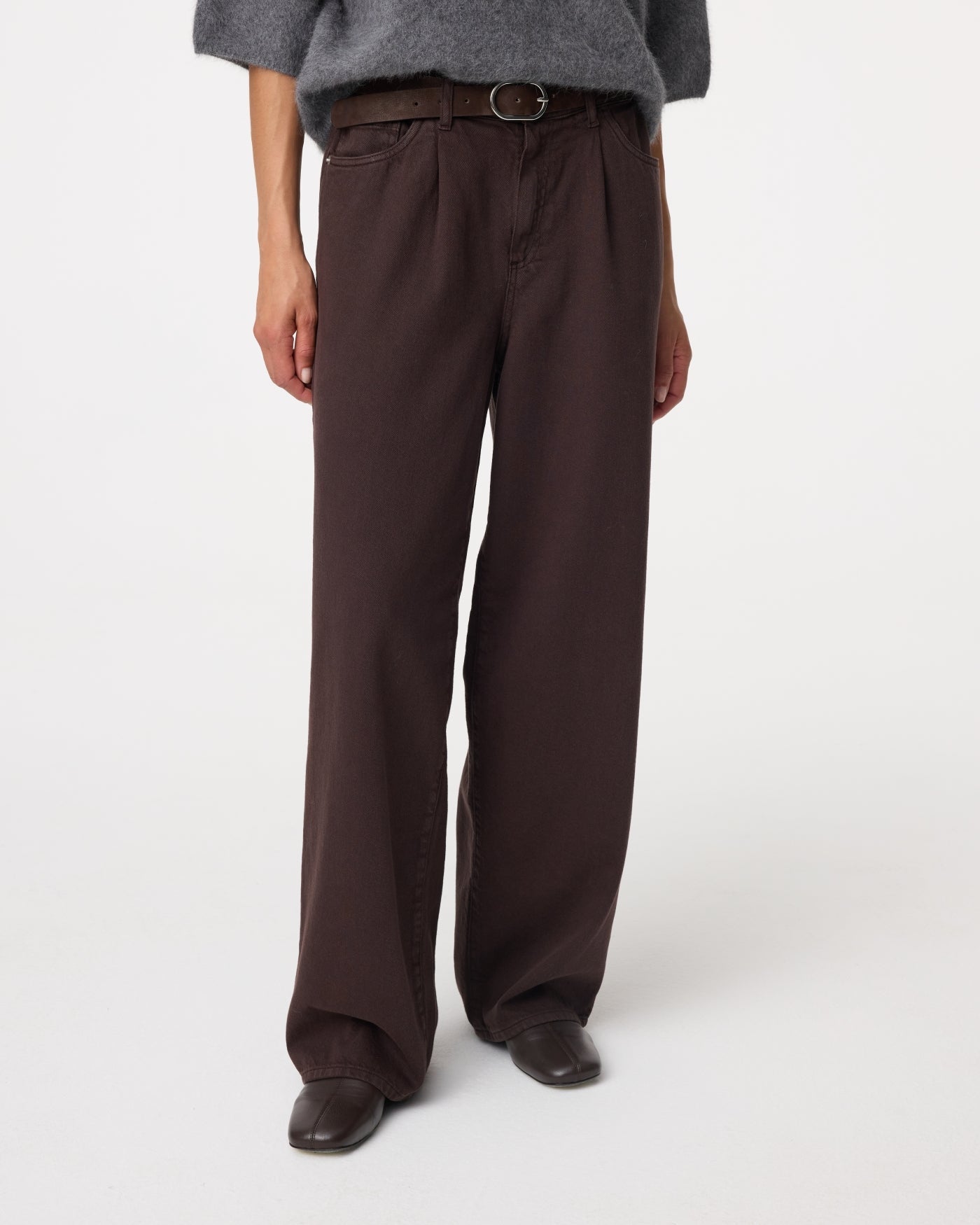 PANT CHARLY - DARK BROWN