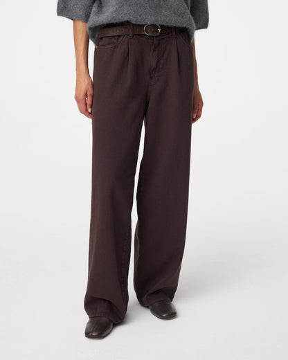 PANT CHARLY - DARK BROWN
