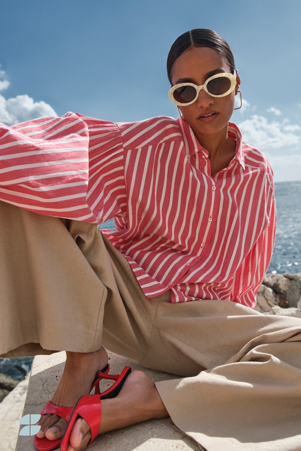 BLOUSE SARAH - STRIPED